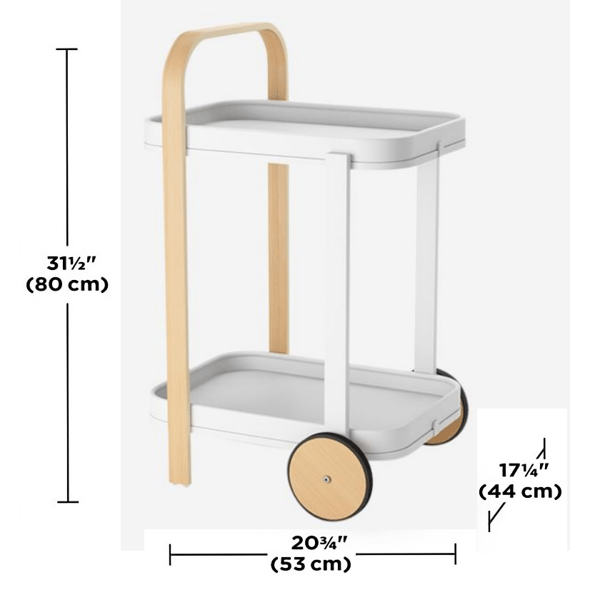 Τραπέζι Τρόλεϊ Bellwood Serving Cart White Umbra